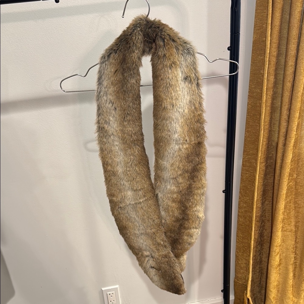 Barts Faux Fur Scarf in Brown